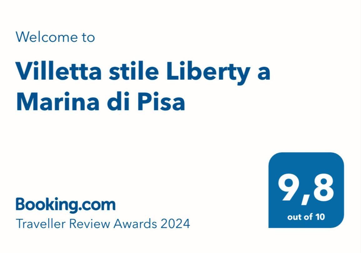 Villetta Stile Liberty A Marina Di Pisa Ngoại thất bức ảnh